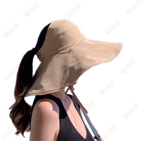 girl breathable visor fashion hat